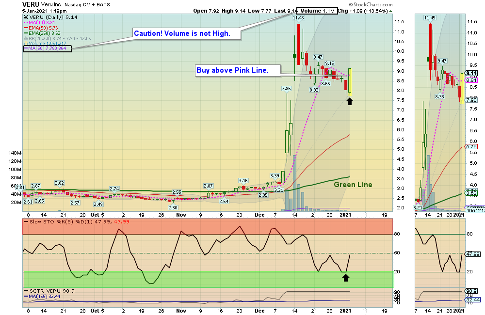 VERU Chart