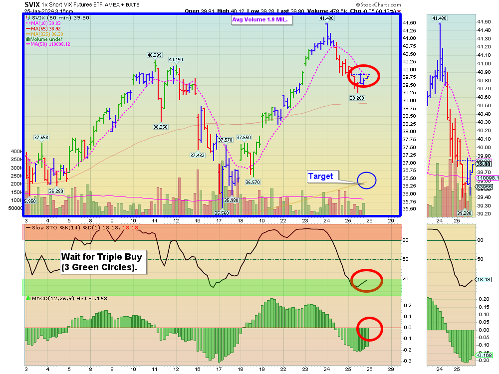 SVXY60 chart