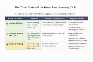 The Three States of Green Line - Summary Table