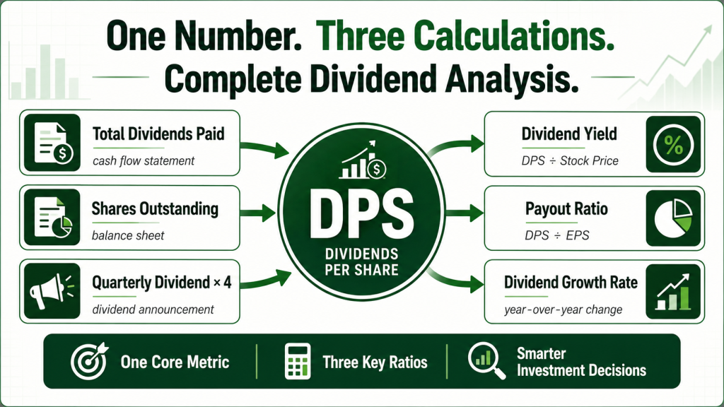 How to calculate dividends per share